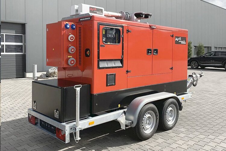 FwA Notstromahhrehat mit Luca Light Rachroboter LiMa Deutz 60 kVA