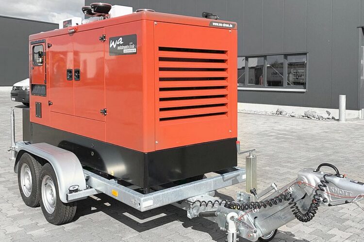 FwA Notstrom mit Luca Light LiMa Deutz 60 kVA