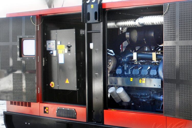 AB Notstrom im Abrollbehälter mit MAN-Netzersatzanlage 630 kVA und Kabeltrommel