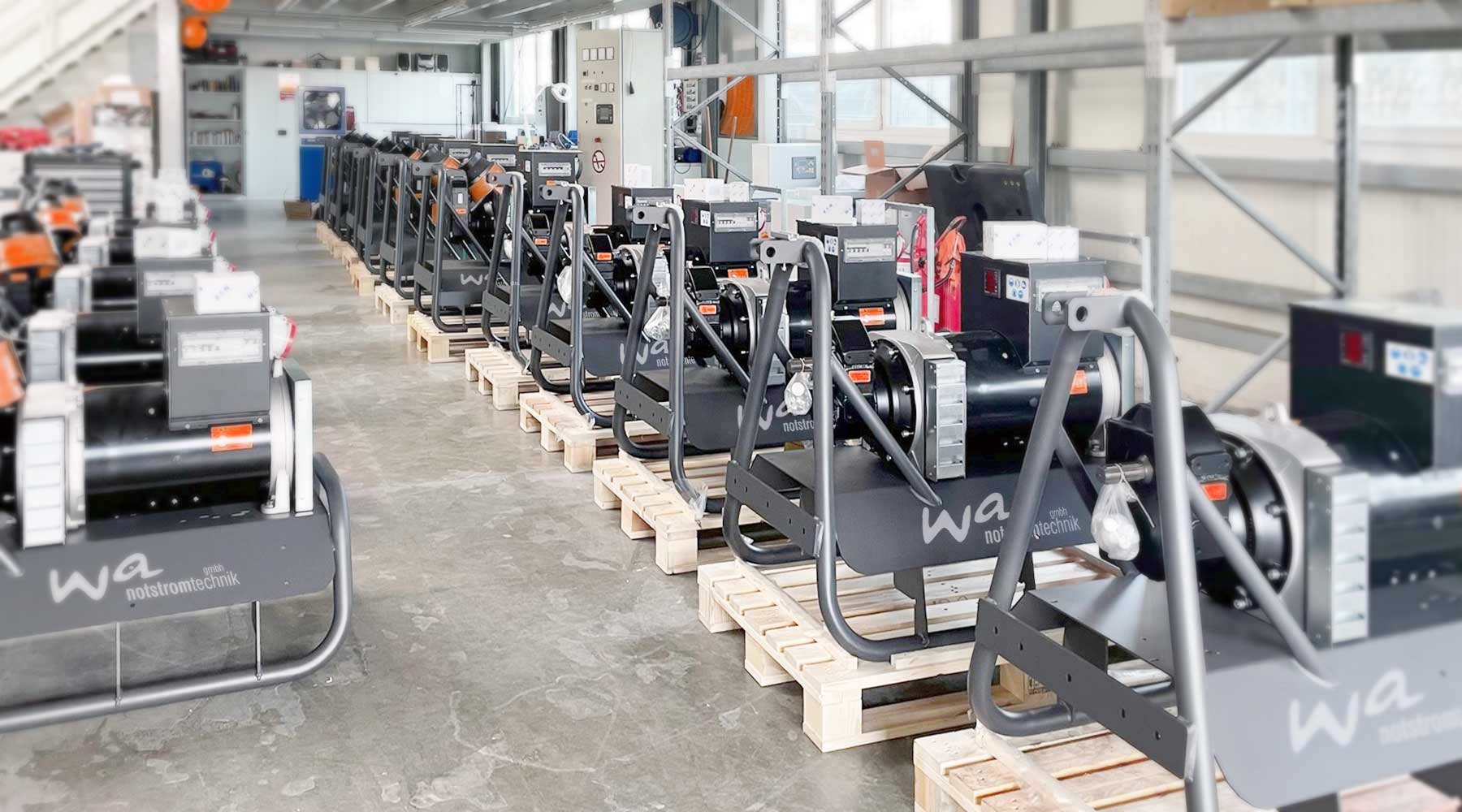 Fertigung Zapfwellen Generatoren