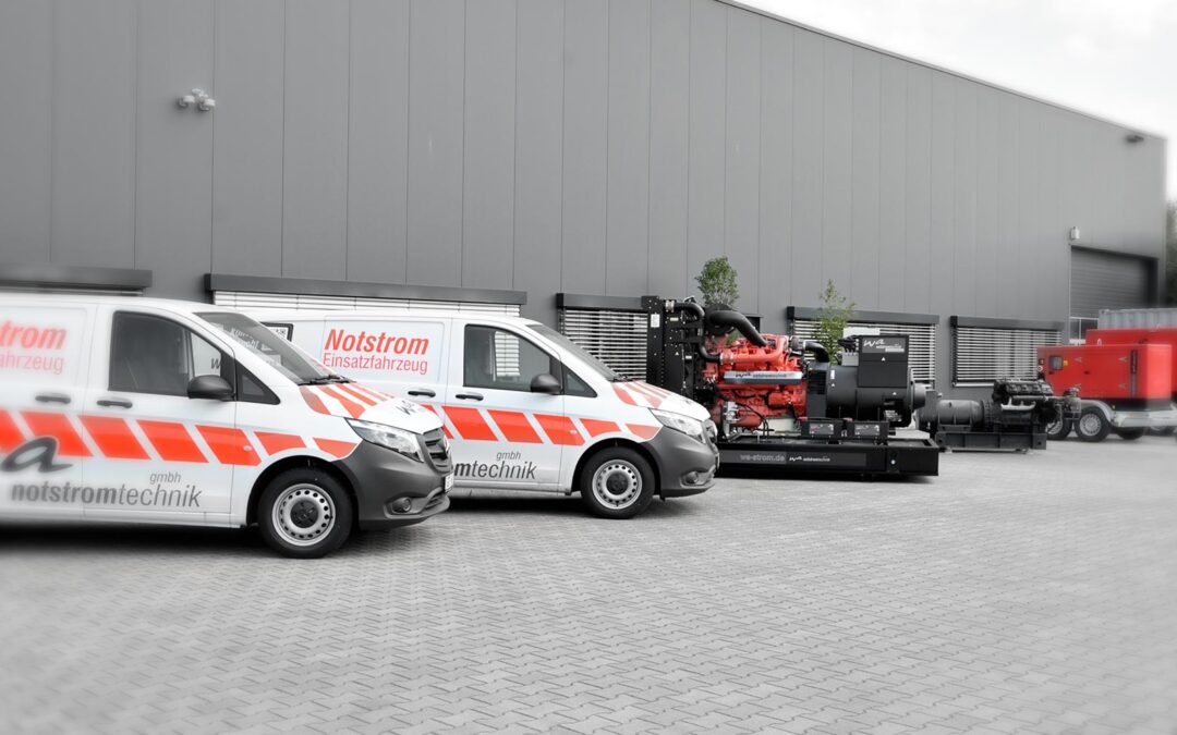 Ausschnitt vom Firmengelände der WA Notstromtechnik GmbH