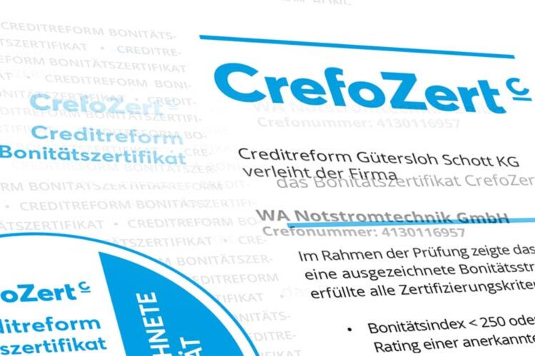 Bonitätszertifikat 2026