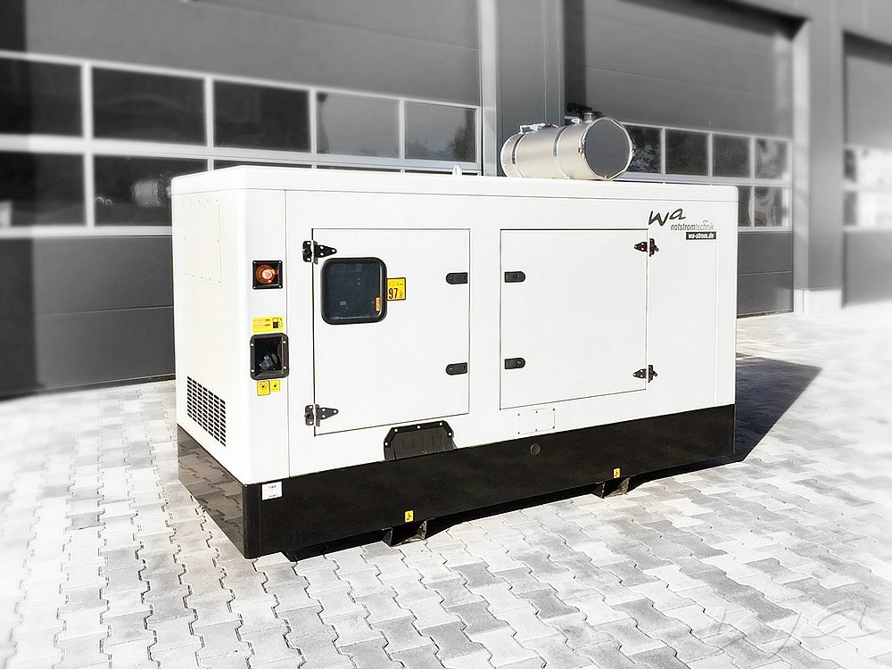 Kompaktaggregat zur Ersatzstromversorgung bei Stromausfall mit DPF Dieselpartikelfilter