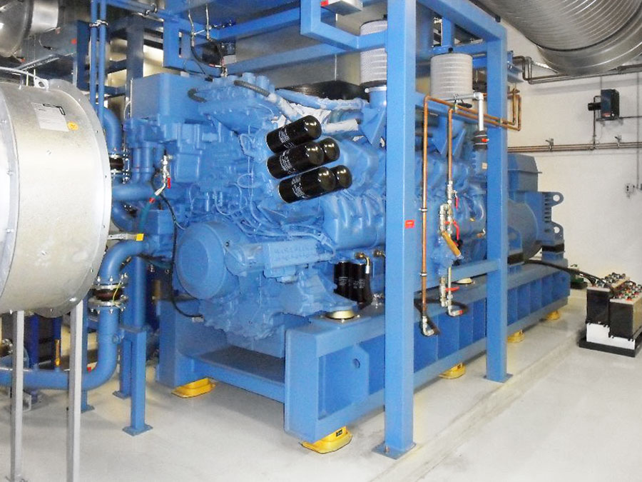 2.000 kVA-Sicherheitsstromversorgung mit MTU Motor nach DIN 6280-13 für VDS-Sprinklerpumpen