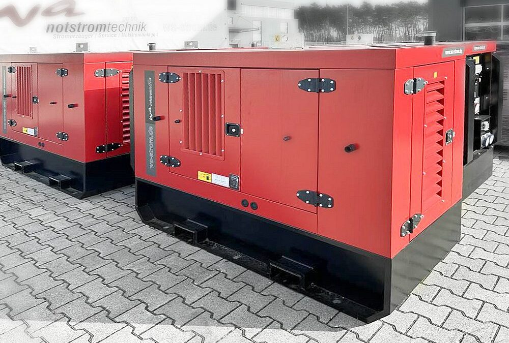 30 kVA Kompaktaggregat zur Ersatzstromversorgung bei Stromausfall